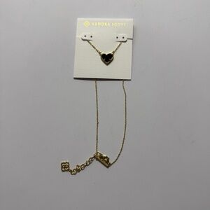 Kendra Scott Gold Heart Necklace